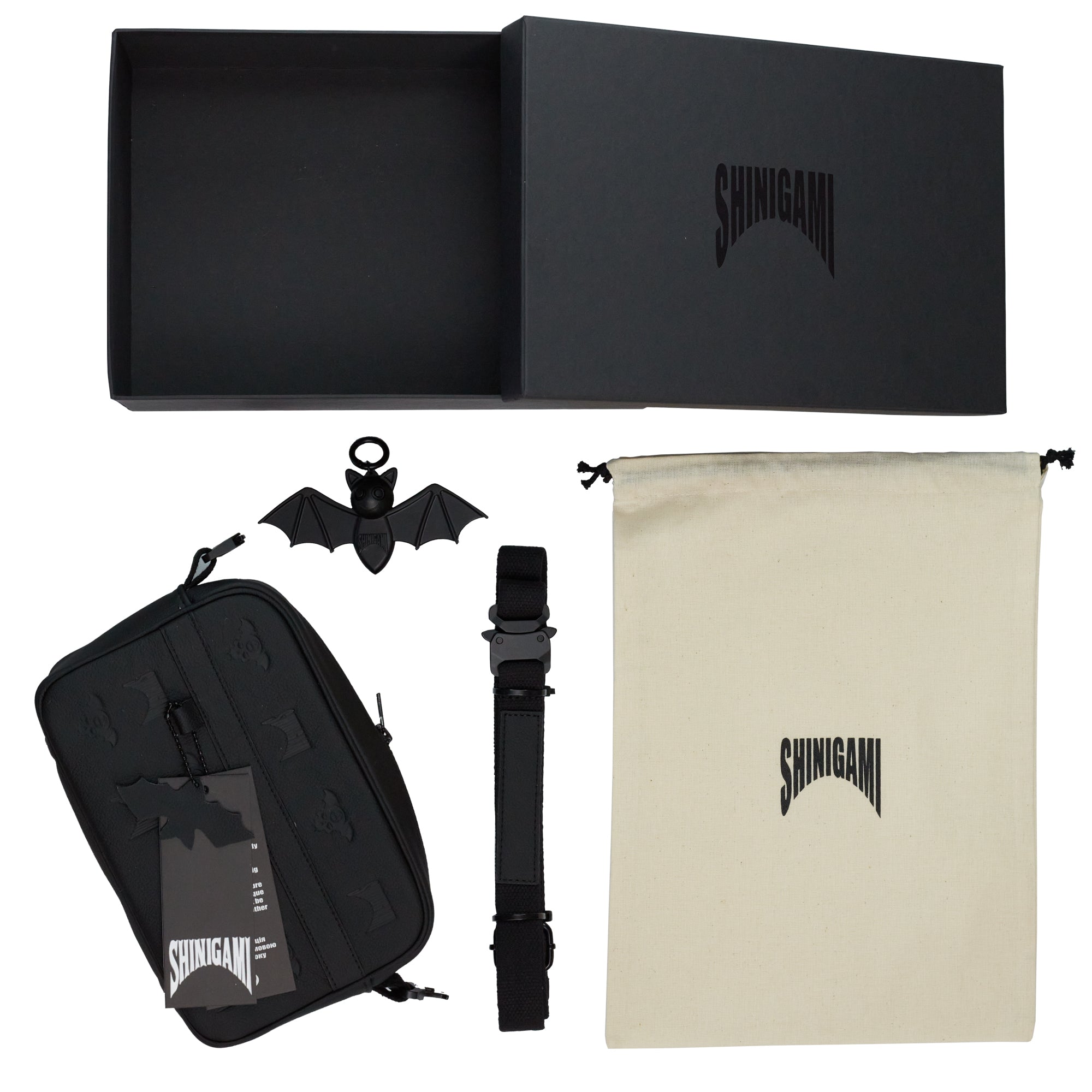 PREORDER "BEEP THE BAT" CROSSBODY BAG - BLACK