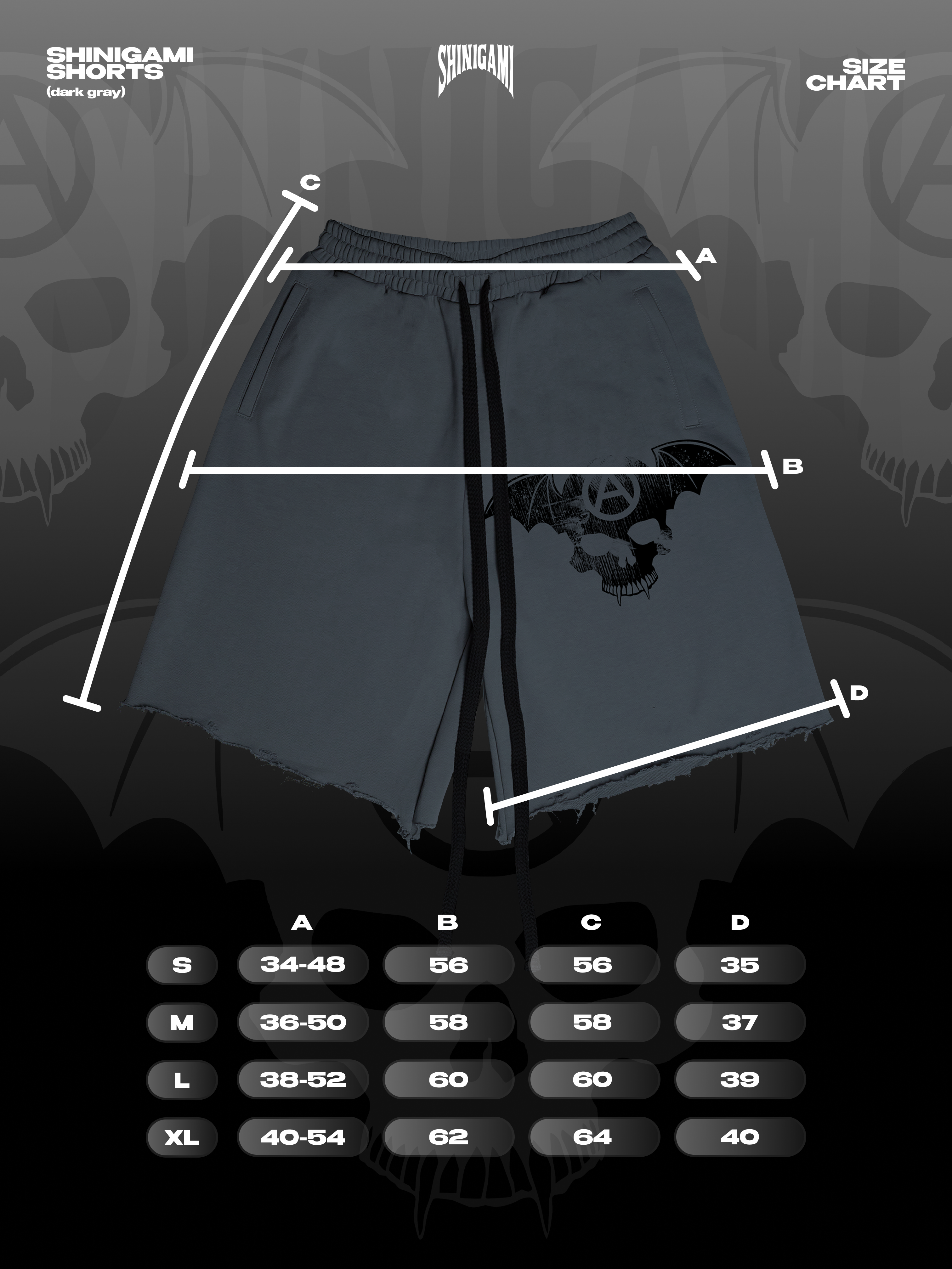 PRE-ORDER BOBBY SHORTS - DARK GRAY