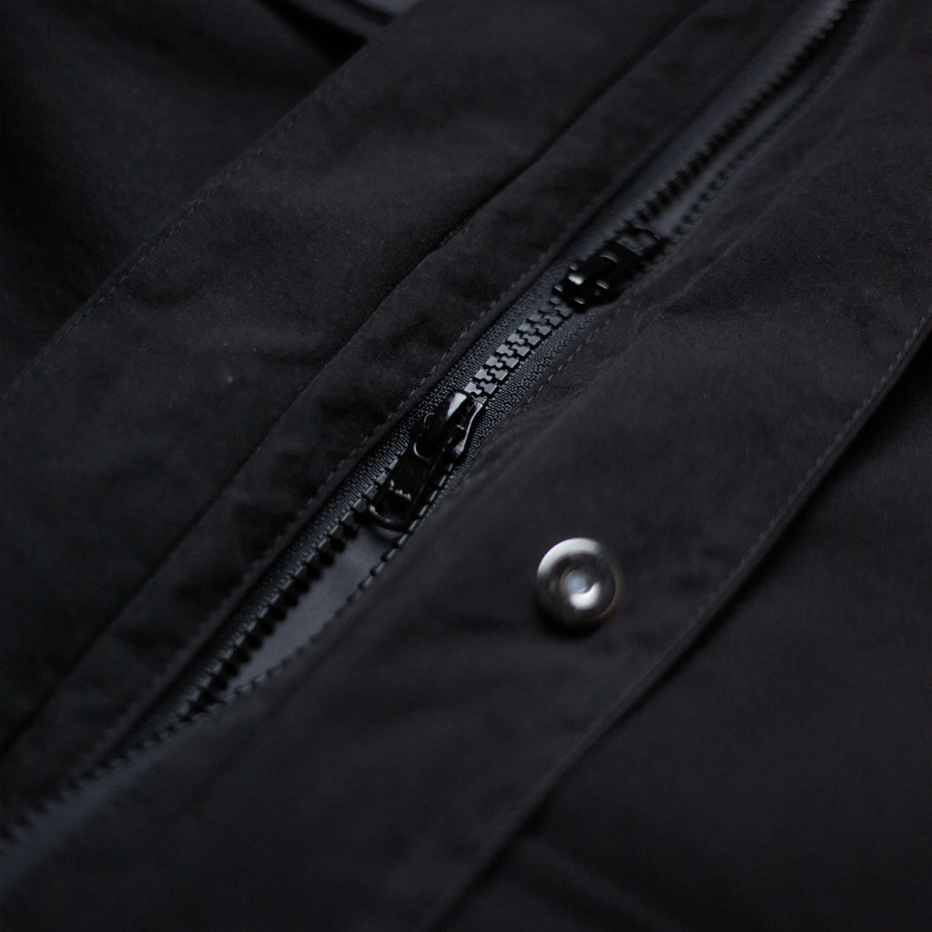 MULTI-POCKET MONOGRAM WINDBREAKER - GRAY