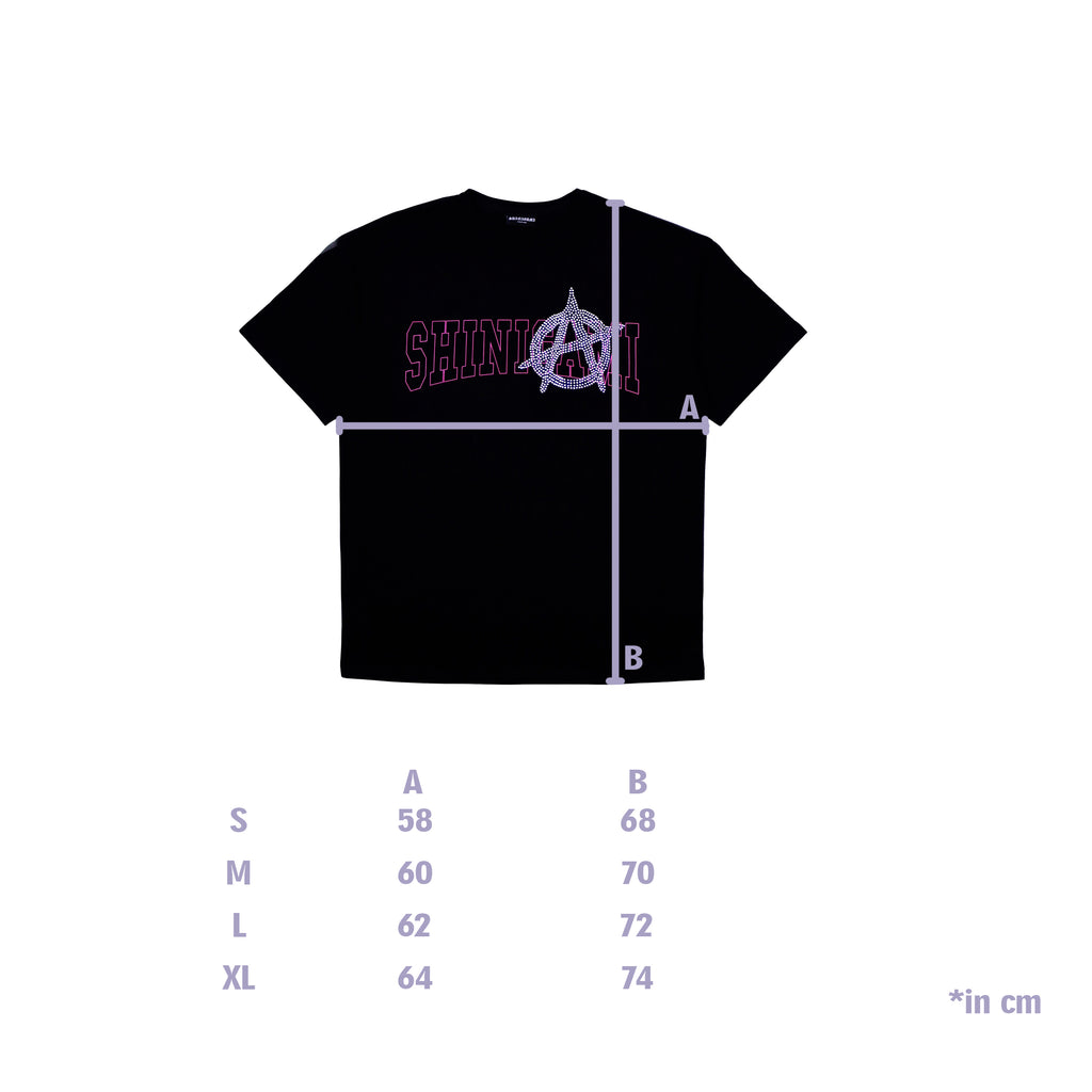 ANARCHY SHINE TEE BLACK